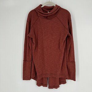 Free People Rust Long Sleeve Top